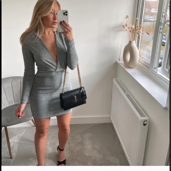 Zara dress with metallic thread - Picture 9 of 11